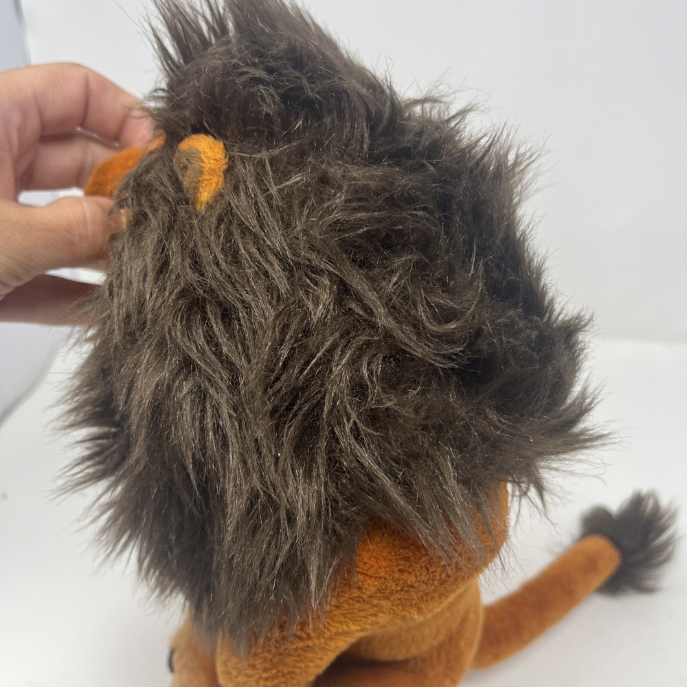 Vintage Disney World Scar Plush The Lion King Villain 11" Stuffed Animal Sitting - Picture 5 of 10